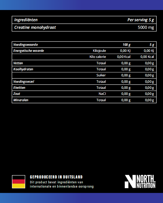 CREATINE MONOHYDRAAT – ULTRA PURE PREMIUM  | 500G