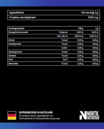 CREATINE MONOHYDRAAT – NATUREL | 500G